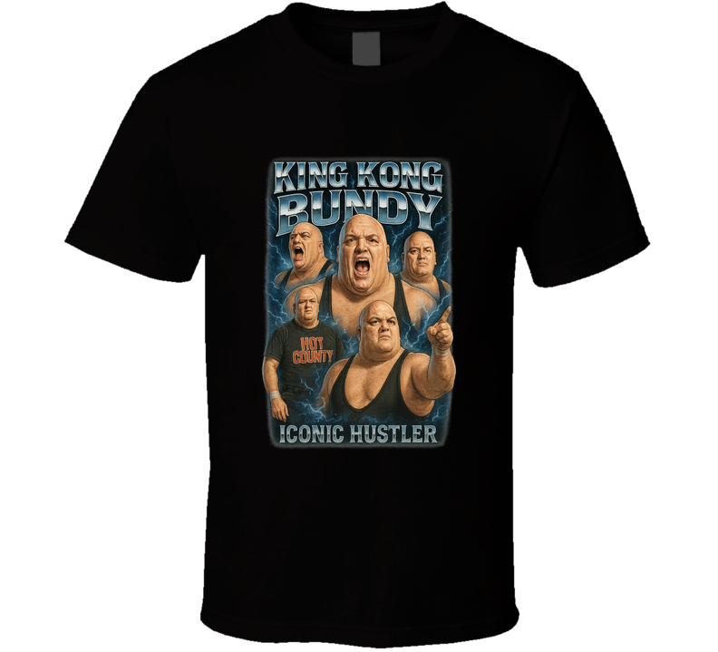 King Kong Bundy Legends Tribute Retro Wrestling T Shirt King Kong Bundy Legends Tribute Retro Wrestling T Shirt