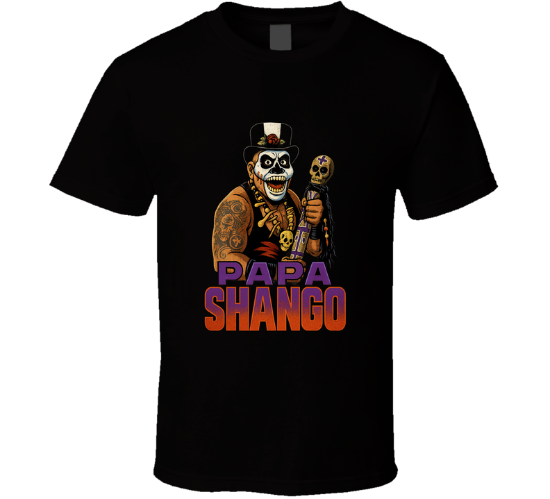 Papashango Retro Wrestling Caricature T Shirt Papashango Retro Wrestling Caricature T Shirt
