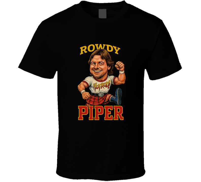 Rowdy Roddy Piper Retro Wrestling Caricature T Shirt Rowdy Roddy Piper Retro Wrestling Caricature T Shirt