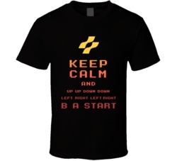 Konami Code Keep Calm T Shirt 16857339
