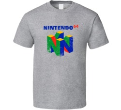 Retro Nintendo 64 Grunge T Shirt 16878772