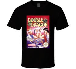 Double Dragon NES Game Cover T Shirt 16882145
