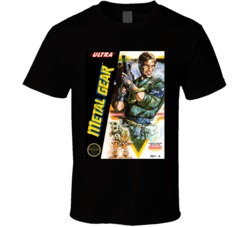 Metal Gear NES Game Cover T Shirt 16887003