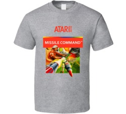 Missile Command Atari 2600 Game Cover T Shirt 17923631