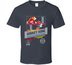 Donkey Kong Nintendo Game Cover T Shirt 17923632