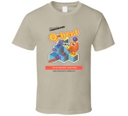 Q*Bert Atari Cover T Shirt 17923633