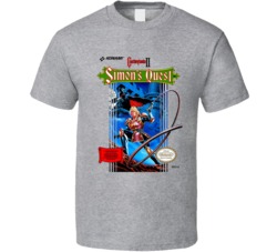Castlevania Simon's Quest Cover Nintendo T Shirt 17923638