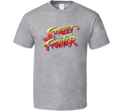 Street Fighter Logo Grunge Style T Shirt 17923641
