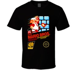 Super Mario Bros NES Cover T Shirt 17959921