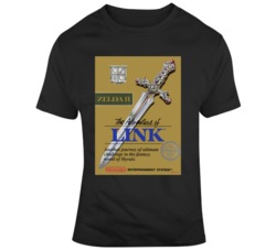 Zelda 2 The Adventures Of Link Cover Art T Shirt T Shirt 36071912