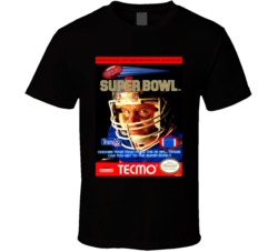 Tecmo Super Bowl Nintendo Cover Art T Shirt 36150457
