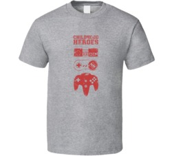 Childhood Heroes Nintendo Controllers T Shirt 36166760
