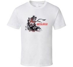 Metal Gear Solid Snake Logo T Shirt 36166775