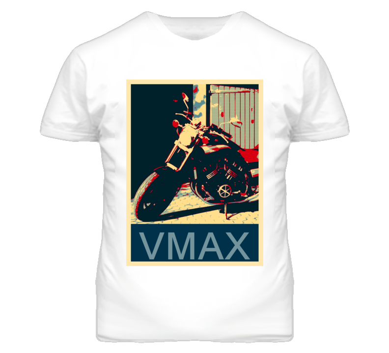 YAMAHA VMax Abstract Hope Style Motorcycle T Shirt YAMAHA VMax Abstract Hope Style Motorcycle T Shirt
