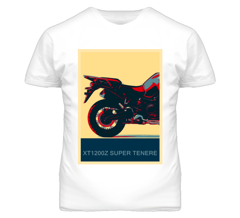 YAMAHA XT1200Z Super Tenere Abstract Hope Style Motorcycle T Shirt YAMAHA XT1200Z Super Tenere Abstract Hope Style Motorcycle T Shirt