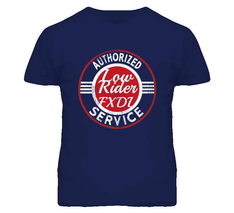 Harley Davidson Low Rider FXDL Authorized Service Vintage Distressed Look T Shirt Harley Davidson Low Rider FXDL Authorized Service Vintage Distressed Look T Shirt