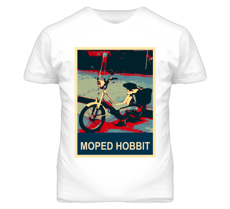 HONDA Moped Hobbit Abstract Hope Style Motorcycle T Shirt HONDA Moped Hobbit Abstract Hope Style Motorcycle T Shirt