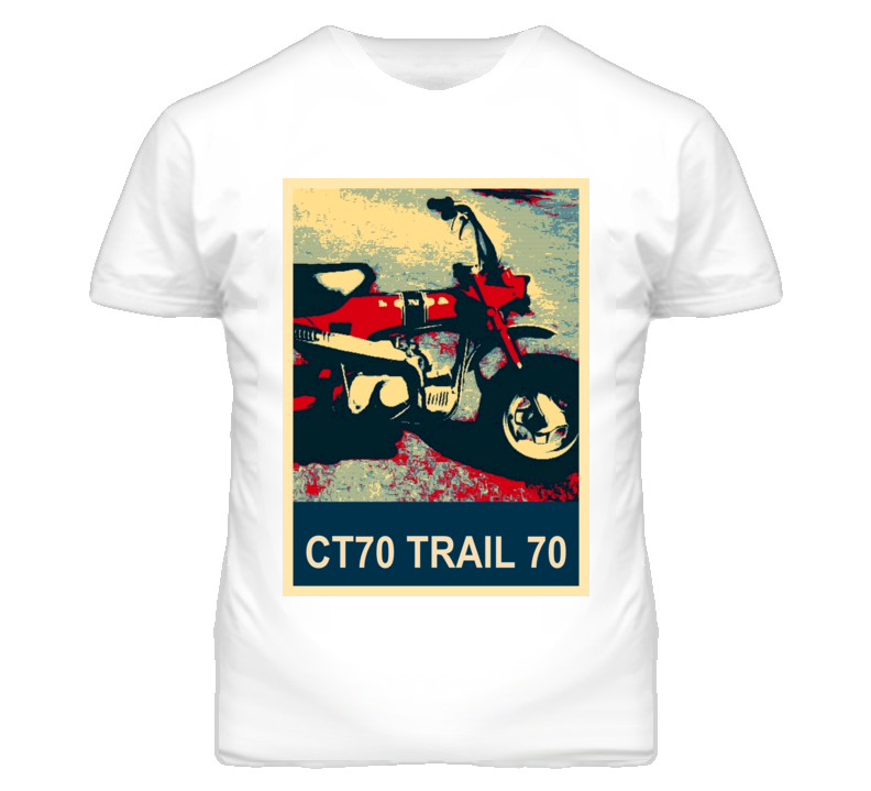 HONDA CT70 Trail 70 Abstract Hope Style Motorcycle T Shirt HONDA CT70 Trail 70 Abstract Hope Style Motorcycle T Shirt