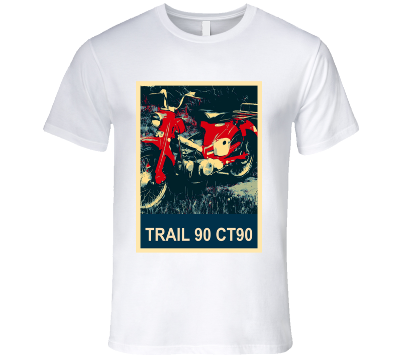 HONDA Trail 90 CT90 Abstract Hope Style Motorcycle T Shirt HONDA Trail 90 CT90 Abstract Hope Style Motorcycle T Shirt