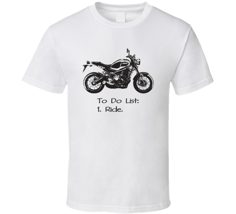2016 XSR900 Side View With Slogan Light Color T Shirt 2016 XSR900 Side View With Slogan Light Color T Shirt