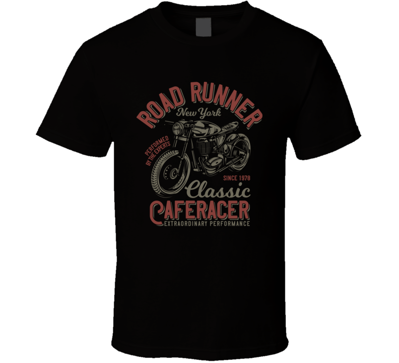 Classic Cafe Racer Vintage Style Motorcycle Dark Color T Shirt Classic Cafe Racer Vintage Style Motorcycle Dark Color T Shirt