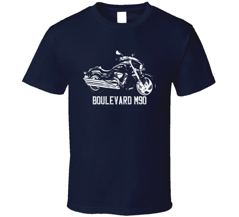 2013 Boulevard M90 Side View With Model Name Dark Color T Shirt 2013 Boulevard M90 Side View With Model Name Dark Color T Shirt
