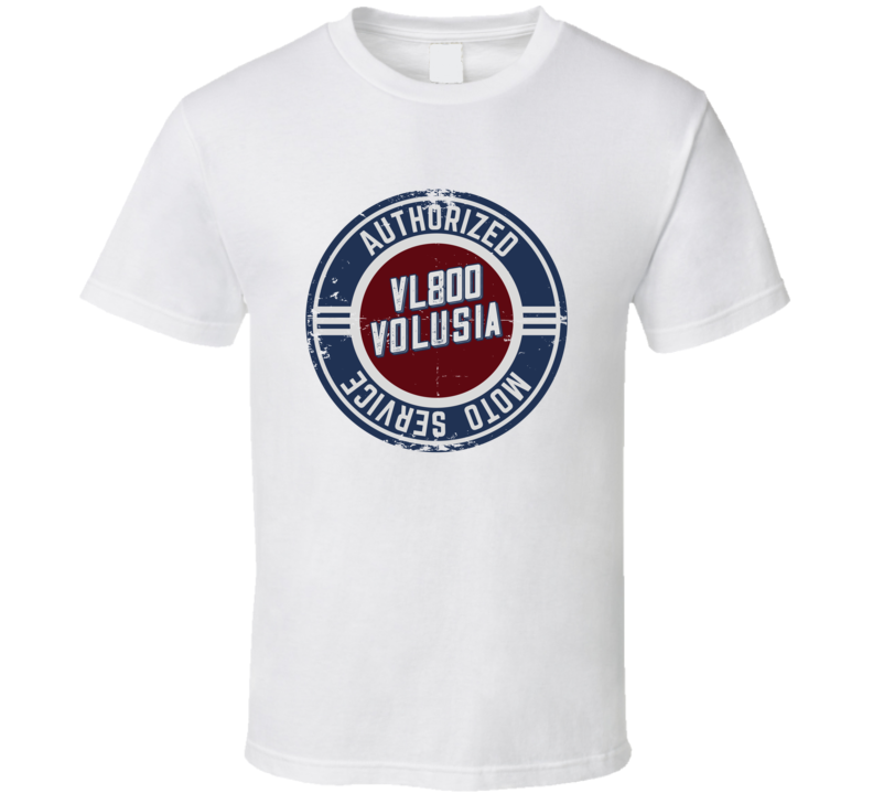 Authorized Service Vl800 Volusia Vintage Style Motorcycle T Shirt Authorized Service Vl800 Volusia Vintage Style Motorcycle T Shirt