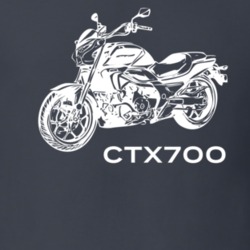 2014 CTX700 Side View With Model Dark Color T Shirt 30286341