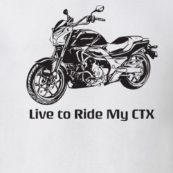 2014 CTX700 Side View With Slogan Light Color T Shirt 30286363