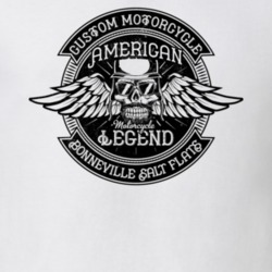 American Motorcycle Legend Vintage Style Motorcycle Light Color T Shirt 35318539
