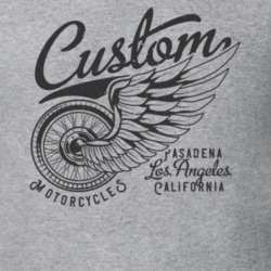 Flying Wheel Vintage Style Motorcycle Light Color T Shirt 35389640
