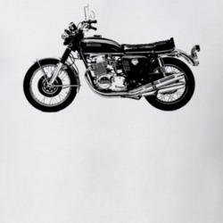 1969 Cb750 Side View Light Color T Shirt 35407832