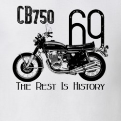 1969 Cb750 Side View Vintage Style Light Color T Shirt 35407853