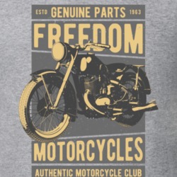 Genuine Parts Vintage Style Motorcycle T Shirt 35408030
