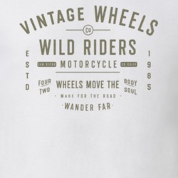 Wild Riders Vintage Style Motorcycle T Shirt 35416213