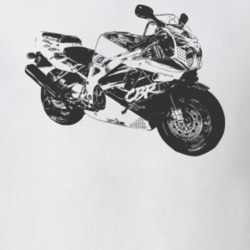 1992 Cbr900rr Side View Light Color T Shirt 35416874