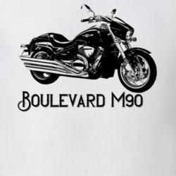 2013 Boulevard M90 Side View With Model Name Light Color T Shirt 35510163