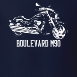 2013 Boulevard M90 Side View With Model Name Dark Color T Shirt 35510833