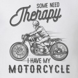 Some Need Motorcycle Therapy Funny Light Color T Shirt 35579894