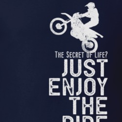 Enjoy The Ride Funny Motorcycle Dark Color T Shirt 35723177