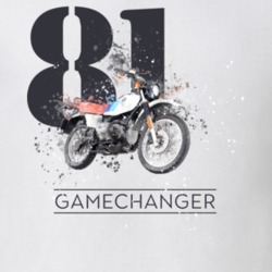 1981 R80 Gs Side View Shatter Style Motorcycle Light Color T Shirt 35790890