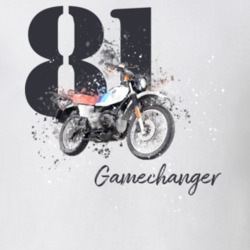 1981 R80 Gs Side View Shatter Style Motorcycle Light T Shirt 35790891