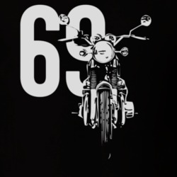 1969 Cb750 Abstract Front View With Year Dark Color T Shirt 35808413