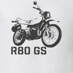 1981 R80 Gs Side View With Model Light Color T Shirt 35822977