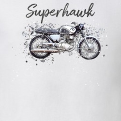 1966 Cb77 Superhawk Shatter Style Model Name Light Color Motorcycle T Shirt 35824721