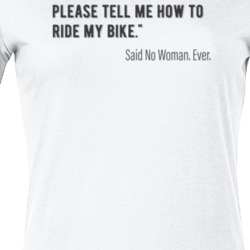 Bad Advice Funny Girl Biker Motorcycle Light Color T Shirt 35825248