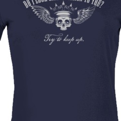No Pillion Funny Girl Biker Motorcycle Dark Color T Shirt 35825669