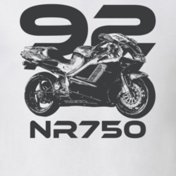 1992 Nr750 Side View With Year And Model Light Color Motorcycle T Shirt 35949782