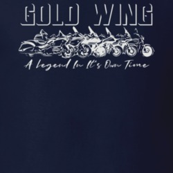 Goldwing Generations Funny Motorcycle Dark Color T Shirt 36007712