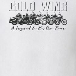 Goldwing Generations Funny Motorcycle Light Color T Shirt 36007713